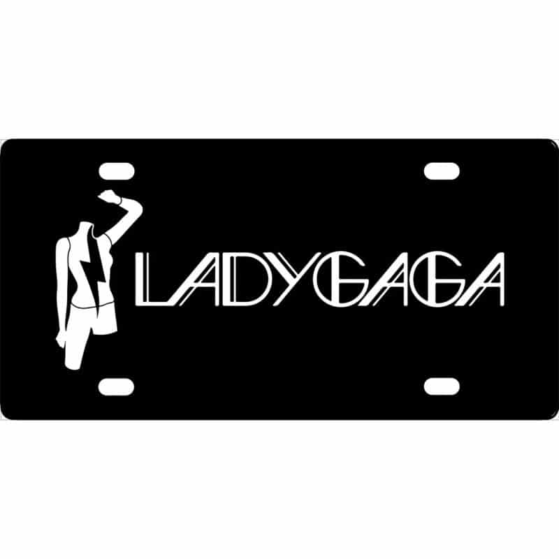 Lady Gaga License Plate