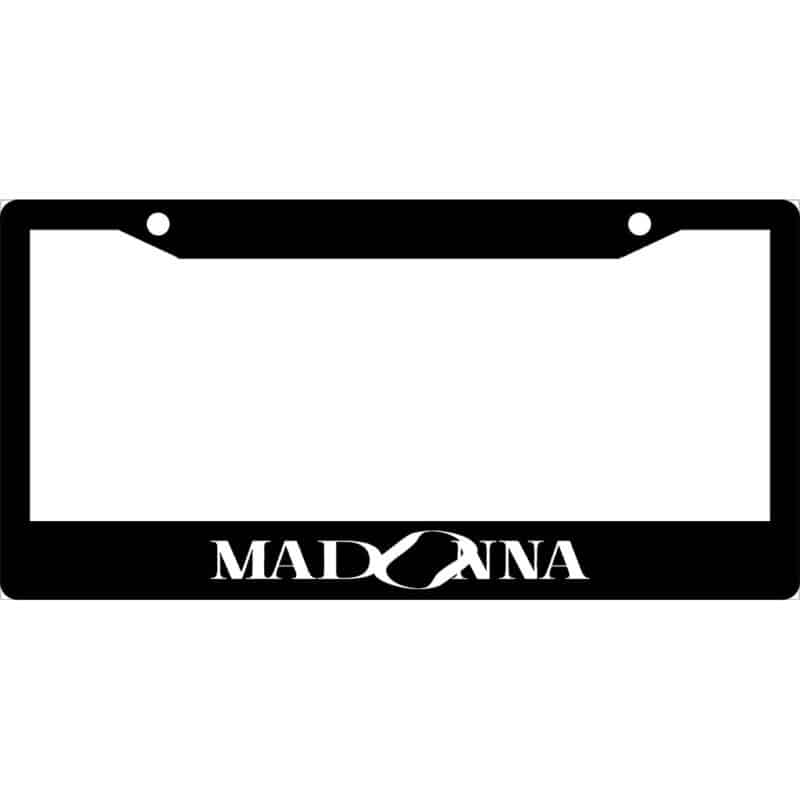 Madonna License Plate Frame