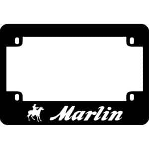 Marlin Firearms Motorcycle License Frame