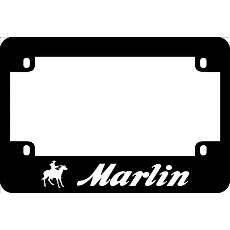 Marlin Firearms Motorcycle License Frame