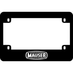 Mauser Rifle Motorcycle License Frame