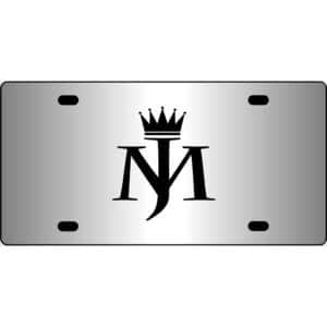 Michael Jackson Symbol Mirror License Plate