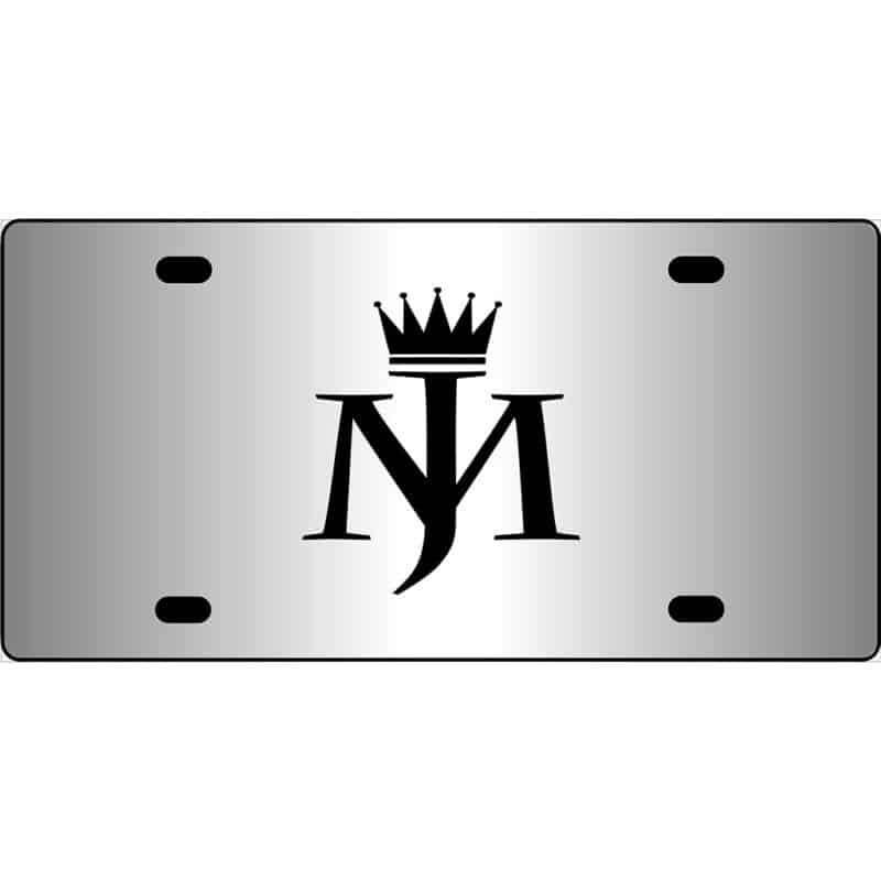 Michael Jackson Symbol Mirror License Plate