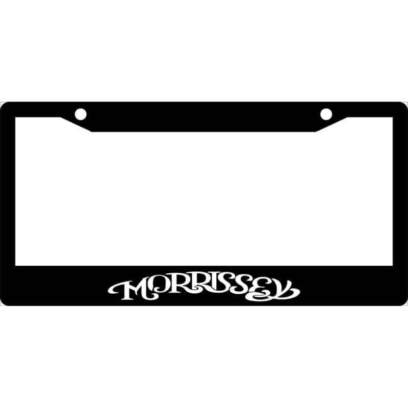 Morrissey License Plate Frame