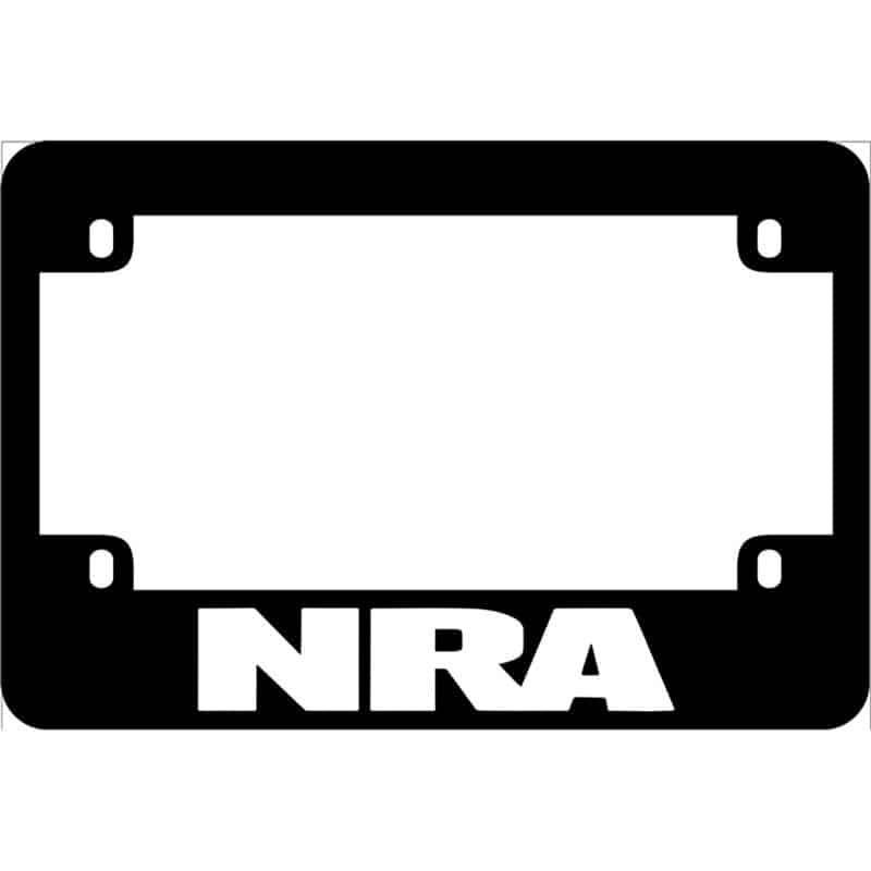 NRA Logo Motorcycle License Frame