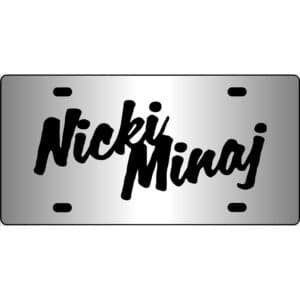 Nicki Minaj Mirror License Plate