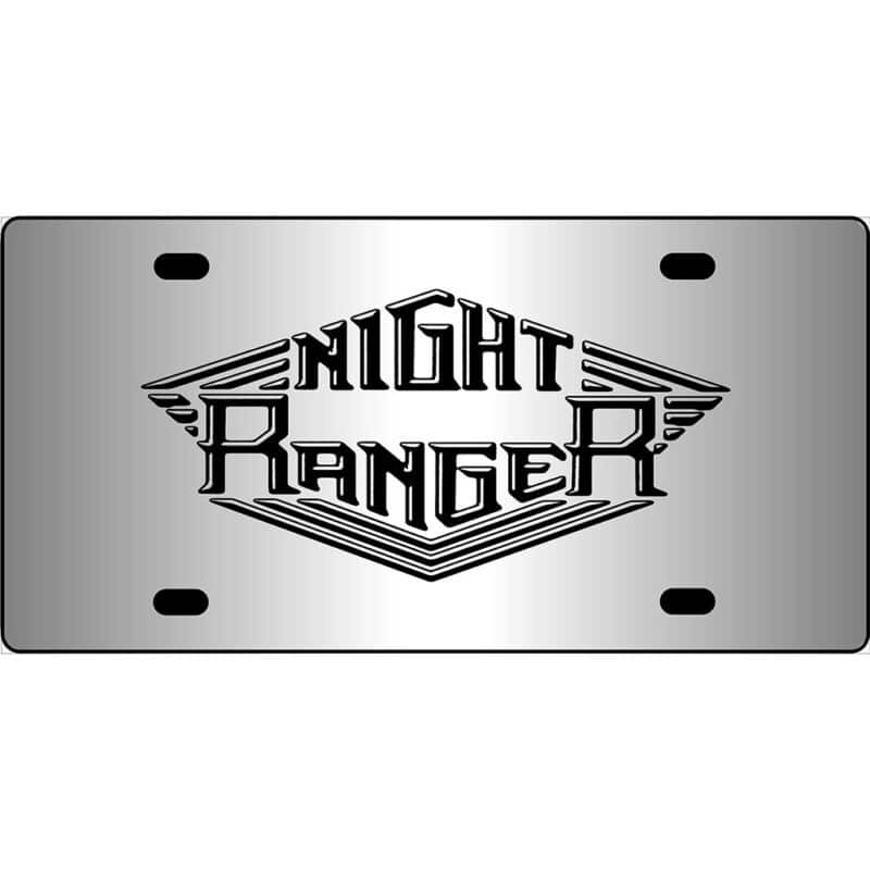 Night Ranger Mirror License Plate