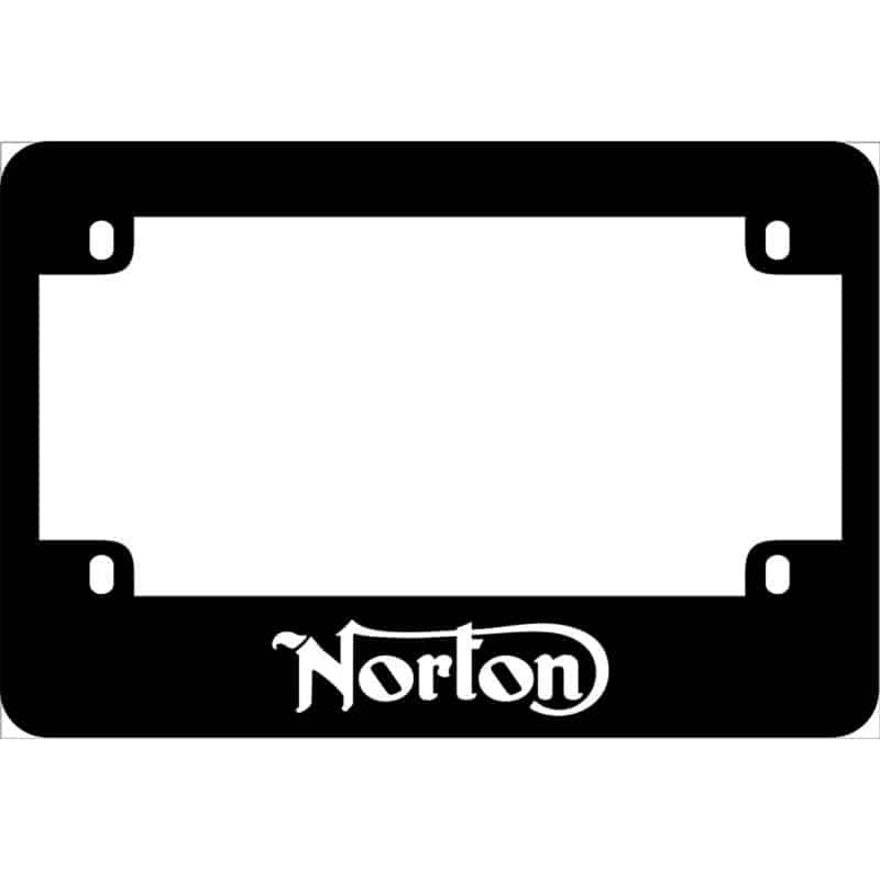 Norton Motorcycles Logo-Motorcycle License Frame