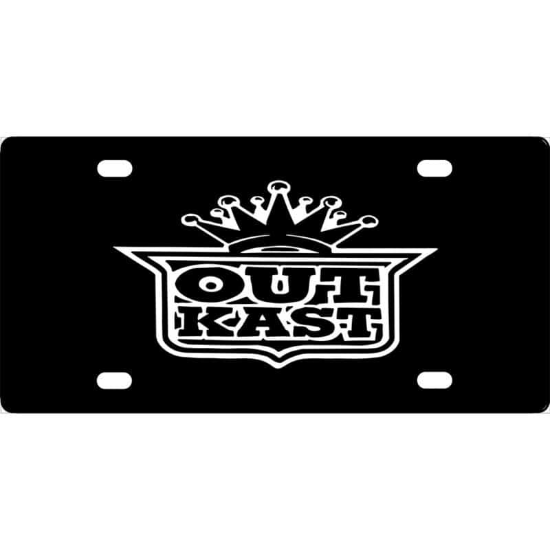 OutKast Logo License Plate