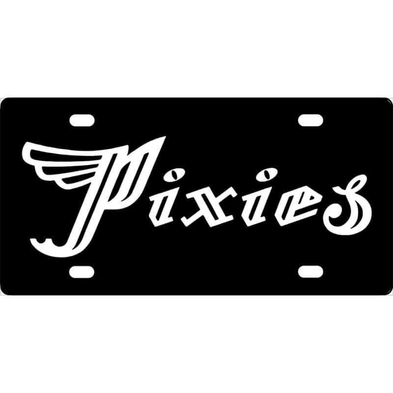 Pixies Band Logo License Plate