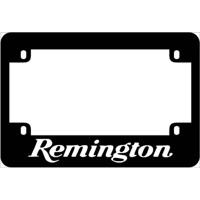 Remington Motorcycle License Frame