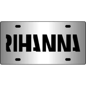 Rihanna Mirror License Plate