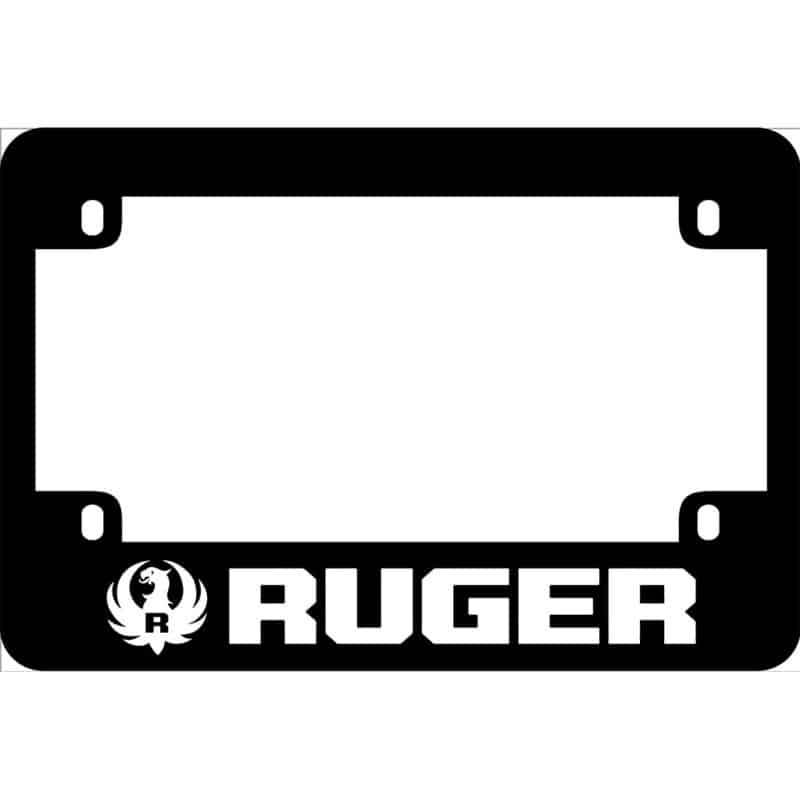 Ruger Motorcycle License Frame