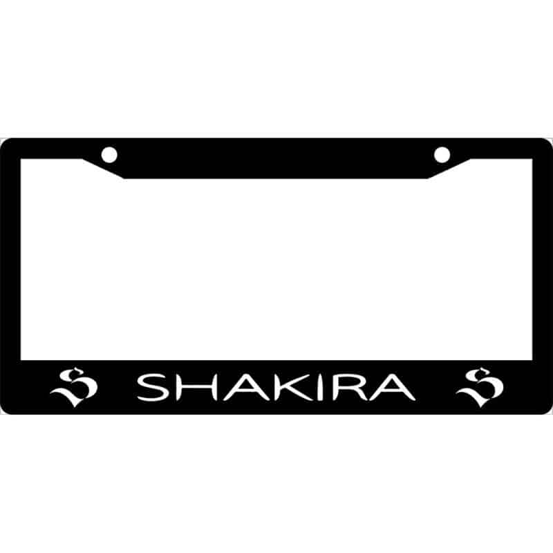 Shakira License Plate Frame