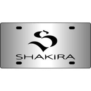 Shakira Mirror License Plate