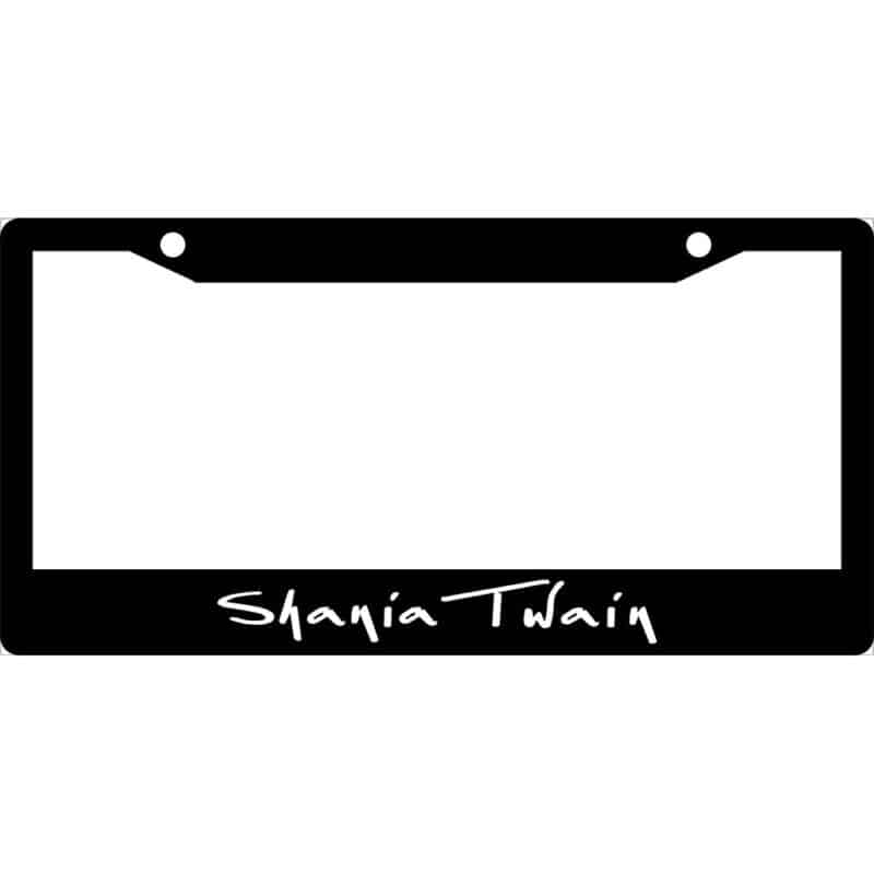 Shania Twain License Plate Frame