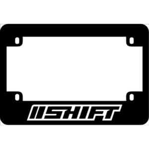 Shift Logo Motorcycle License Frame