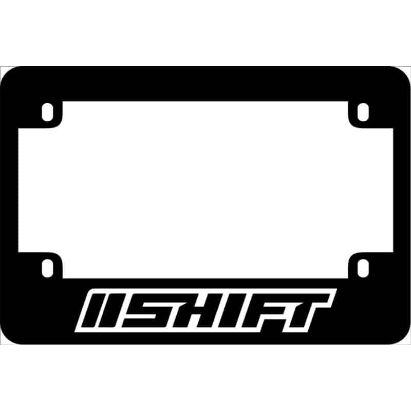 Shift Logo Motorcycle License Frame