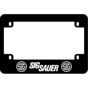 Sig Sauer Motorcycle License Frame