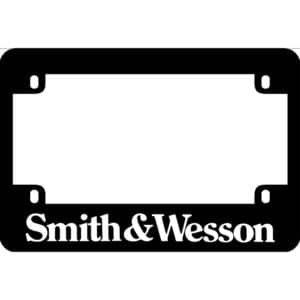 Smith & Wesson Logo Motorcycle License Frame