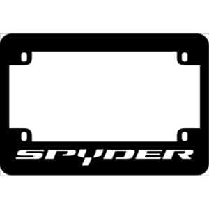 Spyder Logo Motorcycle License Frame