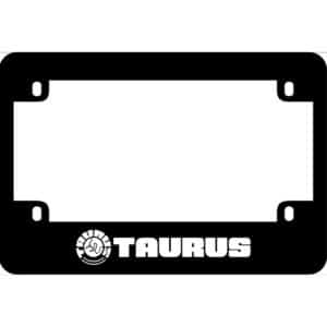 Taurus Firearms Motorcycle License Frame