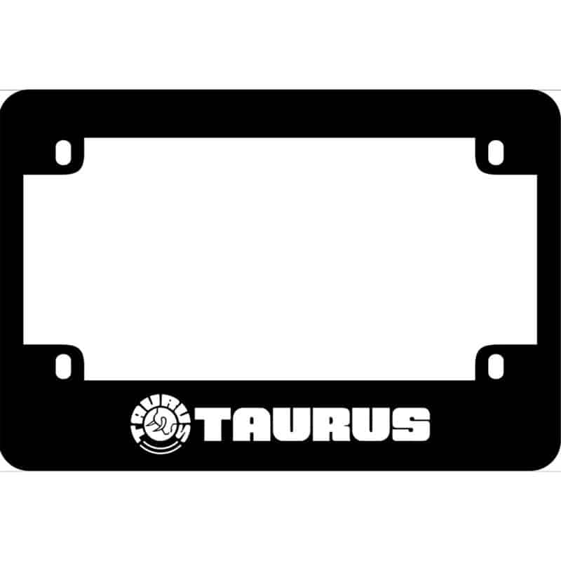 Taurus Firearms Motorcycle License Frame