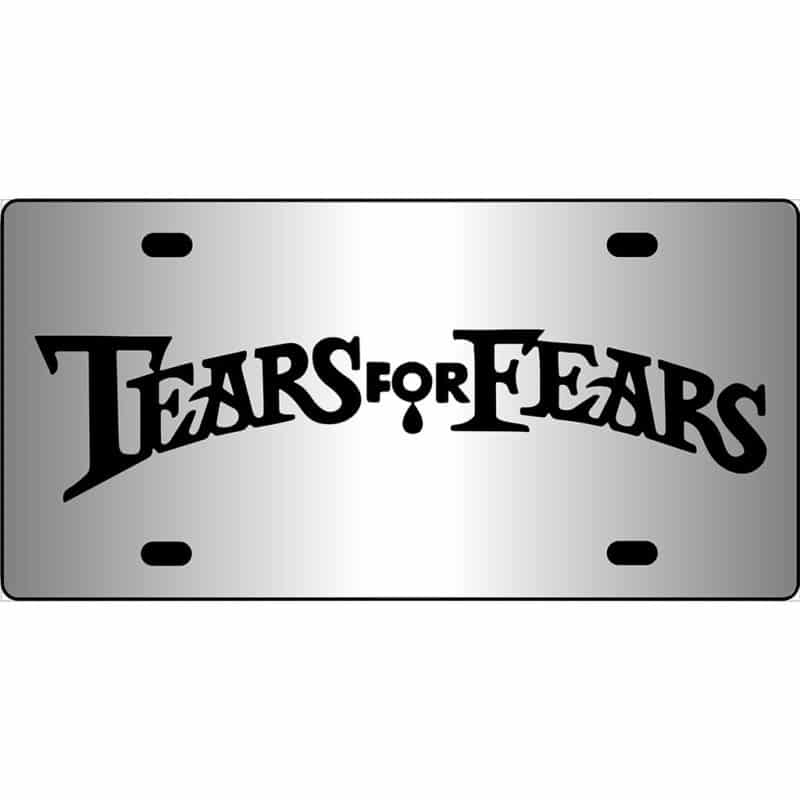 Tears For Fears Mirror License Plate