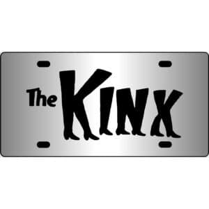 The Kinx Band Logo Mirror License Plate