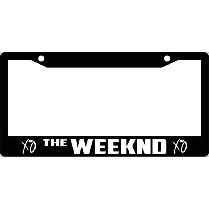 The Weeknd License Plate Frame