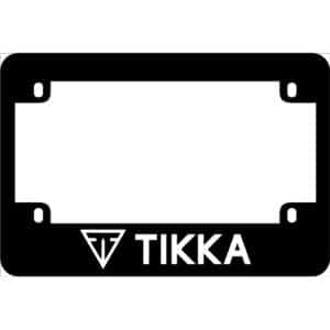 Tikka Firearms Motorcycle License Frame