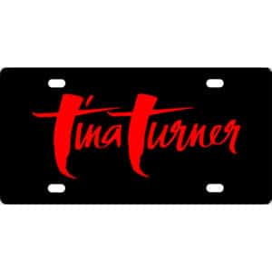 Tina Turner License Plate