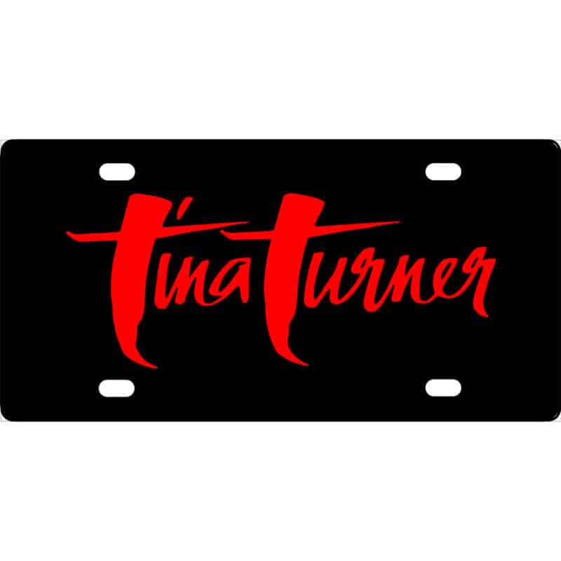 Tina Turner License Plate