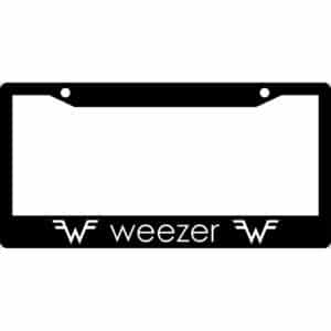 Weezer Band Logo License Plate Frame