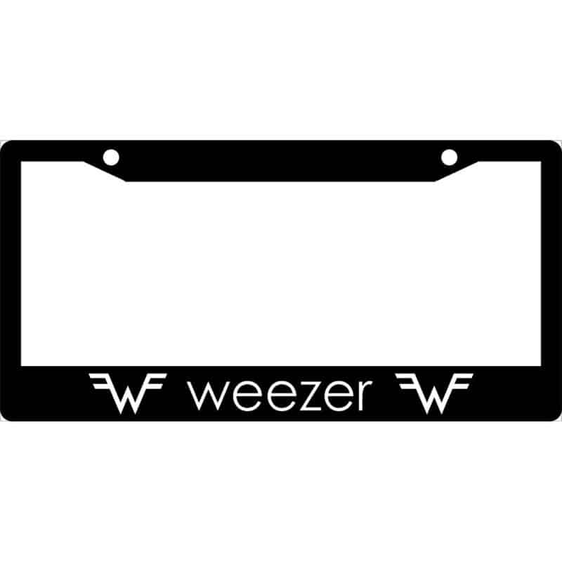 Weezer Band Logo License Plate Frame