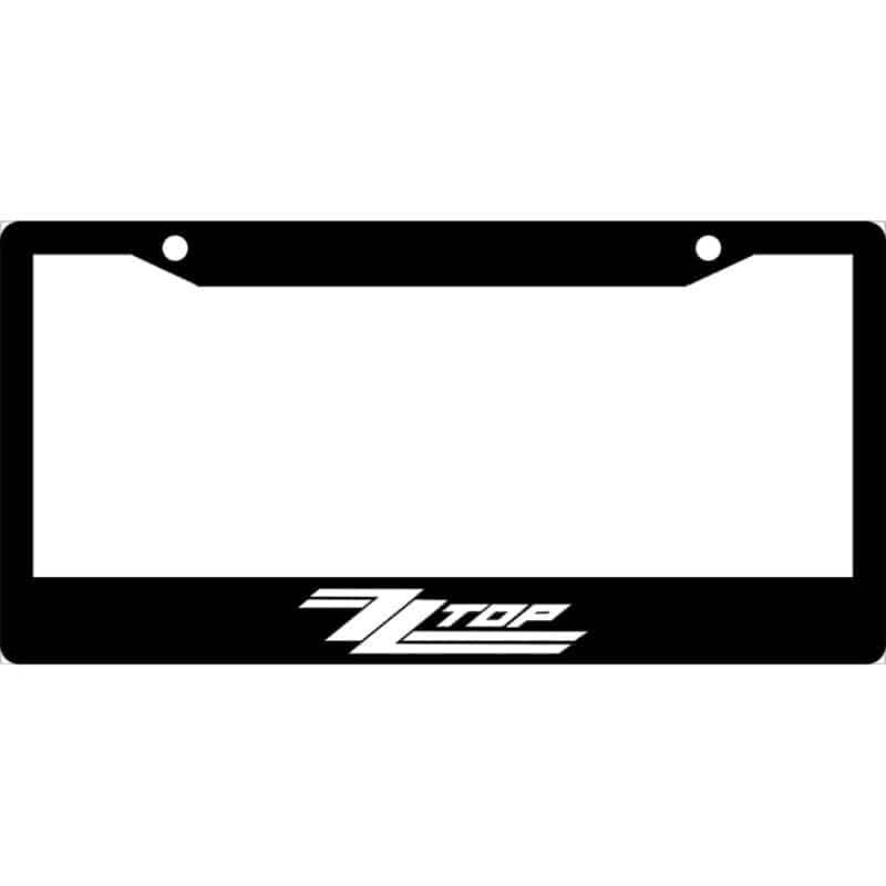 ZZ Top Logo License Plate Frame