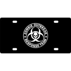 Zombie Outbreak Response Team License Plate