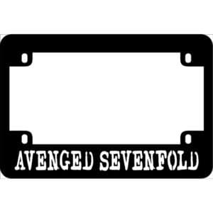 Avenged Sevenfold Motorcycle License Frame