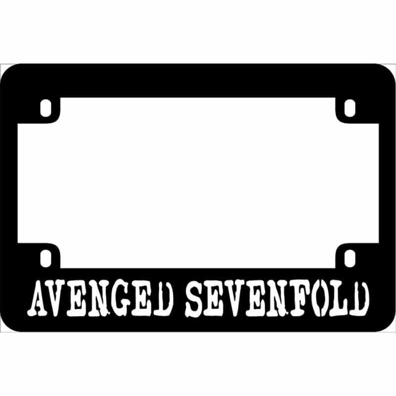 Avenged Sevenfold Motorcycle License Frame