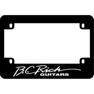 BC Rich Guitars Motorcycle License Frame