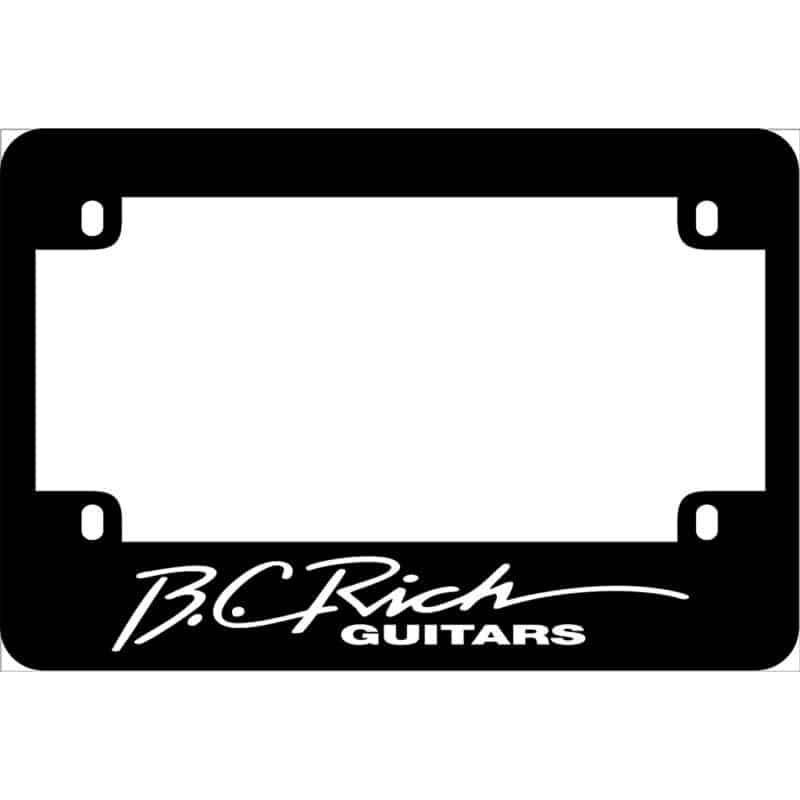 BC Rich Guitars Motorcycle License Frame