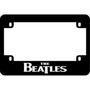 Beatles Motorcycle License Frame