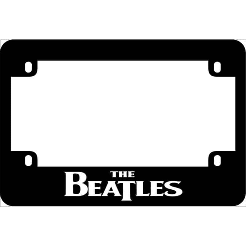 Beatles Motorcycle License Frame