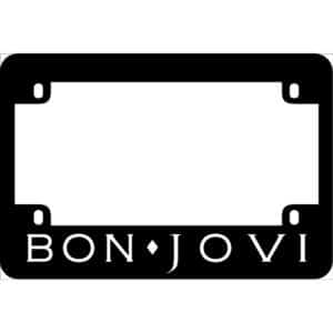 Bon Jovi Logo Motorcycle License Frame