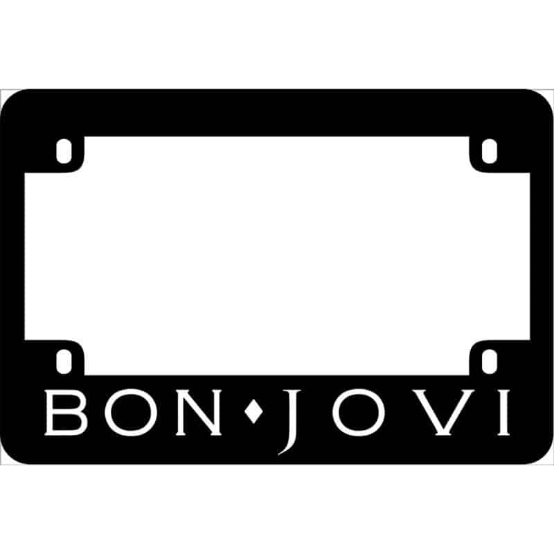 Bon Jovi Logo Motorcycle License Frame