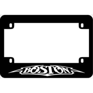 Boston Band Logo Motorcycle License Frame