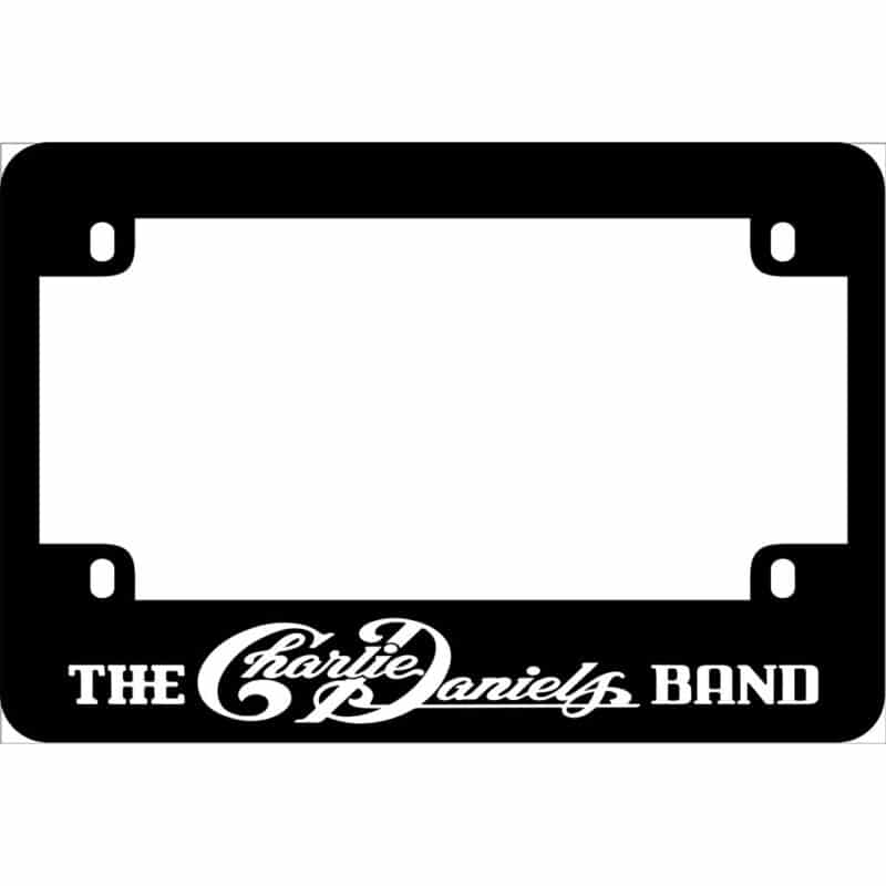 Charlie Daniels Band Logo Motorcycle License Frame