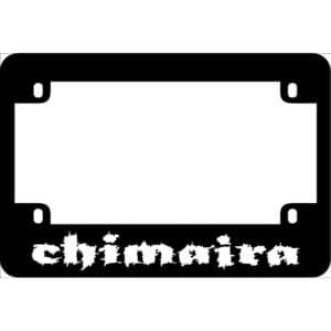 Chimaira Band Motorcycle License Frame