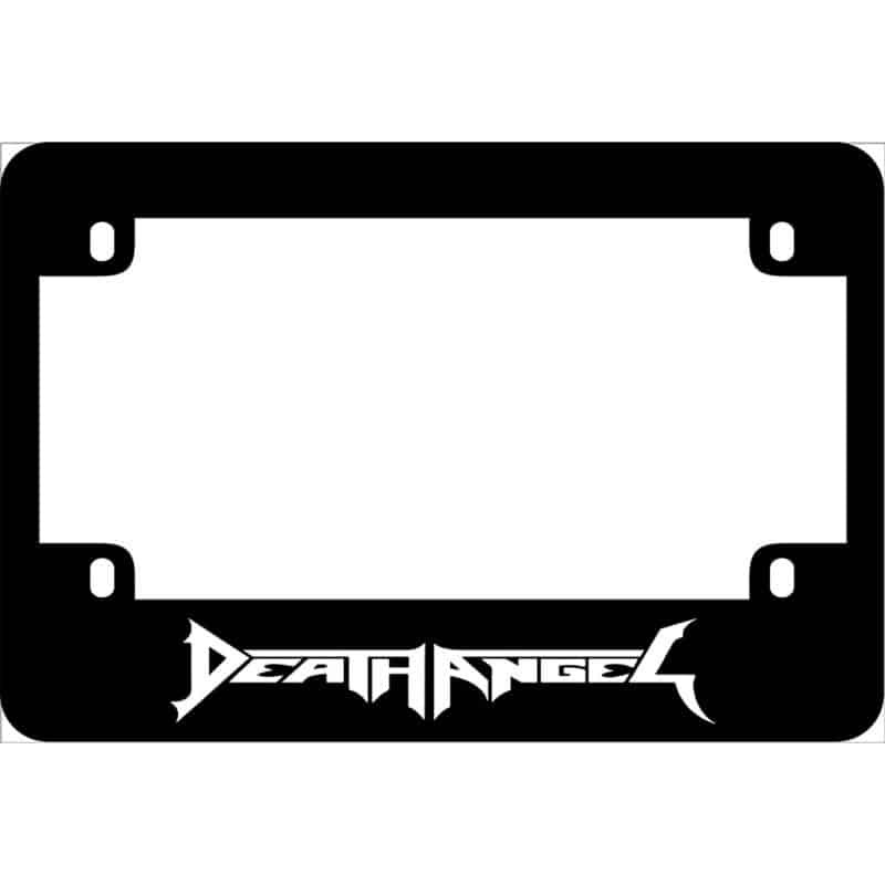 Death Angel Band Logo Motorcycle License Frame