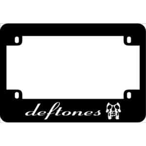 Deftones Motorcycle License Frame